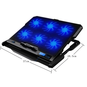 Laptop Cooling Pad Laptop Cooler Șase Ventilatorului De Răcire Și 2 Porturi Usb Laptop Cooling Pad Notebook-Suport Pentru 13-16 Inch Pentru Laptop