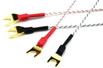 Hifi Speaker Sari Cablu de Înaltă Calitate placat cu Argint hifi speaker Cable