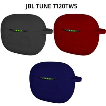 Portabil Cască de Silicon de Protecție Caz Acoperire pentru JBL Ton T120TWS Căști