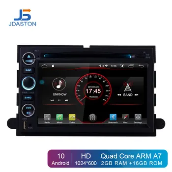 JDASTON Android 10.0 2 Din Masina DVD Player Pentru Ford F150 F250/F350 Explorer Marginea Mustang Auto GPS Radio Audio Stereo Multimedia
