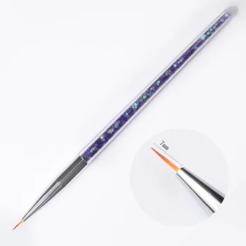 ELECOOL 3pcs/set Nail Art Pensule Set Pictura Striping Linii de Creion cu Paiete Pen Stick