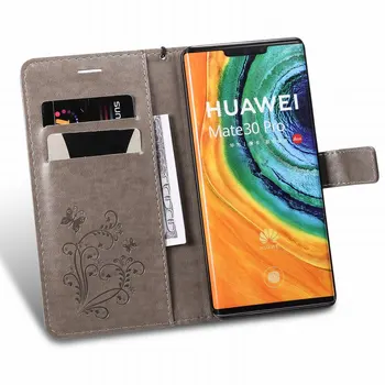 Fluture Drăguț Flip Caz de Telefon Pentru a Acoperi Huawei Y6 II Y6 Pro 2017 Prim-2018 Pro 2019 Piele Flip Portofel Caz Coque D06F