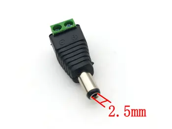 100buc DC Putere 5.5 mm x 2.5 mm adaptor DC 5.5 mmx 2,5 mm de sex Masculin/de sex Feminin conector