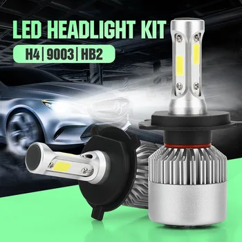 Mare sau mic Fascicul Faruri, Becuri LED Faruri 2 buc H4/HB2/9003 Auto Led Lumina de Ceață