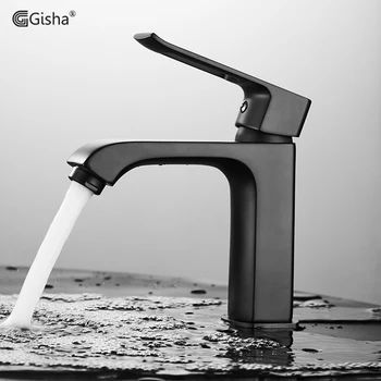 Gisha Bazinul Robinete negru alamă bazinul mixer baie robinet robinet robinet cascada de apă de la robinet mixer robinet torneira G1113