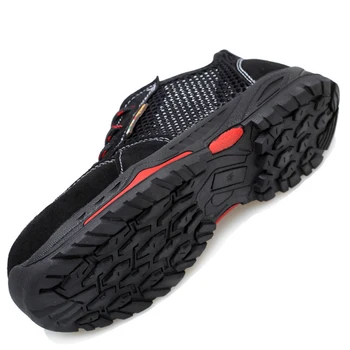 Vara Oamenii de Siguranță Pantofi Bărbați Respirabil Usoare Anti-zdrobitor Piercing Munca Sandale Plasă de Oțel Tep Adidași Om Pantofi de Lucru