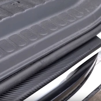 Nano Fibra de Carbon Auto Autocolant Protector Benzi Auto Portierei Laterale Oglinda Anti Scratch Bandă rezistent la apa DIY Lipi Folie de Protectie