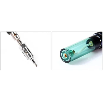 Acumulator Lanterna de Lipit MT-100 Butan Gaz Soldering Iron Pen(Verde)