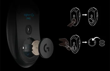 NOU Mouse-ul de Tuning Greutăți Ușa de Locuințe Capacul din Spate Jos de Caz pentru LG G403 G703 G903 Reale Accesorii Mouse-ul