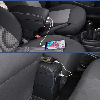 Pentru Suzuki Liana A6 cotiera cutie auto universal consola centrala modificarea accesorii dublu crescut cu USB