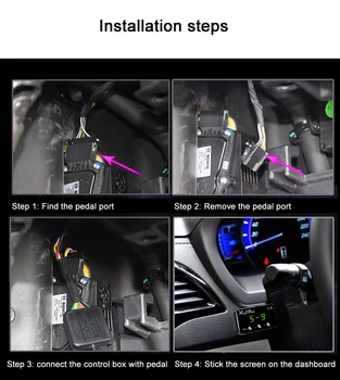 Clapetei de Rapel de Automobile Tuningbox Pedala de Accelerație de Accelerație Electronic Controler Pentru FIAT PUNTO TOATE MOTOARELE 2012+