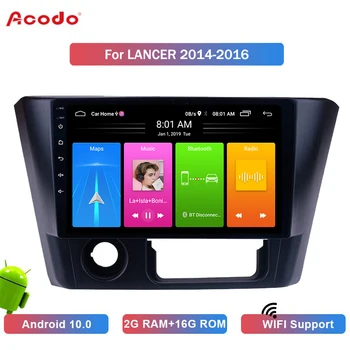 ACODO 2+16G Android 10.0 Radio Auto Multimedia Player Pentru Mitsubishi Lancer-2016 Navigare GPS 2 din