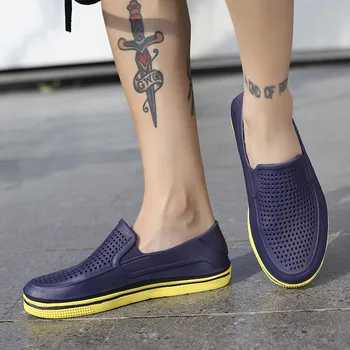 Noi Mens EVA Sandale Pestera Dublu Culoare Grădină Pantofi de Înaltă Calitate, Respirabil Saboți Usoare 3 Coloursgh4