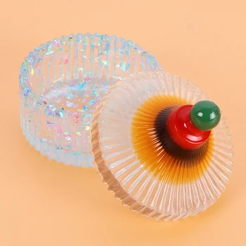Rotund Bandă de Stocare Caseta de Bijuterii DIY Cristal Rășină Epoxidică Mucegai Silicon Cutie de Depozitare Mucegai de Luare de Bijuterii Instrumente