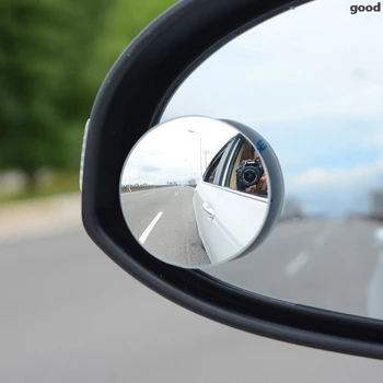 Urbanroad 2 BUC 360 de Grade Oglinda Retrovizoare Auto de Înaltă definiție Convexe de Sticlă cu unghi Larg retrovizoare Auxiliare Blind Spot Mirror