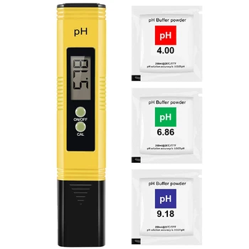 Metru Tester PH-Testpen 0.01 PH Mare Precizie Apă Vin Urină Pentru Acvariu Piscină Portabil ATC Monitor LCD PH02 Pen