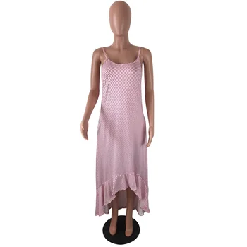 Vara 2020 femeilor punct neajutat halter rochie ciufulit rochie de plaja
