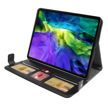 De caz Pentru iPad Pro 11 12.9 2020 Flip Wallet Trezi Auto Smart Moale din Piele de Caz Pentru iPad Pro 12.9 2020 Touch Pen Creion Caz