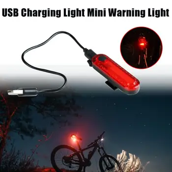 Biciclete Biciclete lumina LED Stop Impermeabil Spate Coada de Lumină de Avertizare de Siguranță Ciclism Lumina USB Reîncărcabilă