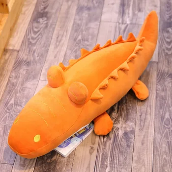 110cm Dimensiuni Mari Simulare Crocodil Jucării de Pluș Umplute Moale Animale de Pluș pernă Perna Papusa Casa Decor Cadou pentru Copii