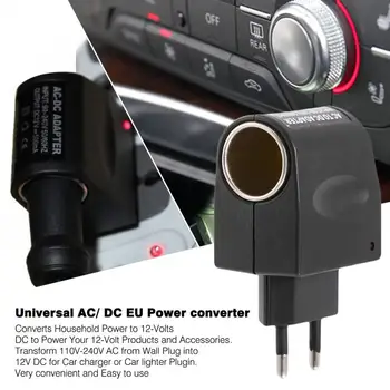Universal 110V-220V AC-12V DC UE Priza de Brichetă Auto Adaptor pentru Priza de Perete Convertor Cu LEDCCharger Indicator