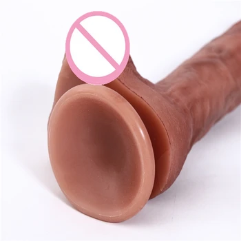 Mare Realist Penis Dildo-uri pentru Femei Lesbiene Jucarii Sexuale Fals Mare Penis din Silicon Femei Masturbari Sex Instrumente de jucării pentru Adulți Produs