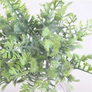3 Buc 5 Furculite De Plastic Plante Pentru Scrapbooking Iarbă Artificială Acasă Decorare Nunta Fals Flori De Plante Decorative Decor Acasă