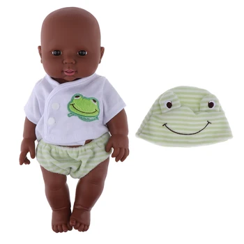 30cm 12 inch Păpuși Reborn Baby Doll Vinil Moale Realiste Copil Nou-născut Jucărie pentru Băieți și Fete Ziua de nastere Cadouri de Craciun (Verde)