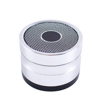 Bluetooth Audio Forma de Metal Fum Polizor 4-strat de 63 mm Material Aluminiu Polizor Muller Mașină de Planta de Tutun Filtru