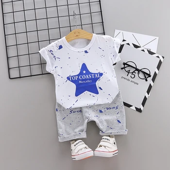 Copii Baieti Set Haine Pentagrama Star Print T-Shirt Pentru Baieti, Bluze Baieti Set Copii Pentru Copii Haine Pentru Sugari