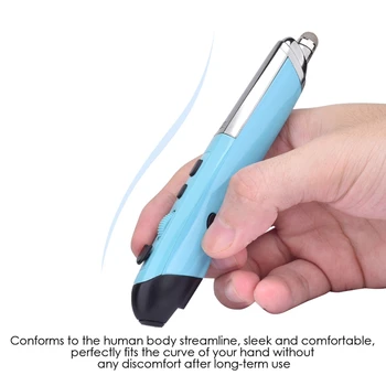 2.4 G Wireless Mouse-ul Reglabil 1600Dpi Pen Mouse Usb Optic Prezentator Pen Soareci Stilou Capacitiv pentru Tableta, Laptop