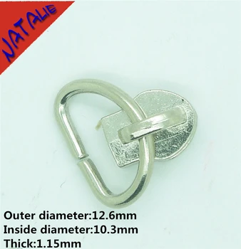 3# Non Blocare Placare cu Fermoar Glisante 25pcs Metal Aliaj de Zinc pentru nylon cu fermoar D forma înaltă calitate DIY accesorii de cusut croitorii