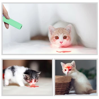 Creative Laser Jucarii Pointer Pix Amuzant animale de Companie Lumină LED-uri Puzzle Proiecție Stilou Amuzant Pisica Stick Infraroșu Pisicuta Jucarii