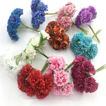 Noile DIY simulare de mătase flori de crizantema floare de cires accesorii de par materiale mireasa cununa frizură accessories24PCS