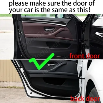 Protecție Saltea marginea Laterală se acoperă Accesorii de Ușă în Interiorul Mașină a Gărzii Usa Anti Kick Pad Autocolant pentru BMW Seria 5 E60 520i 2006-2009