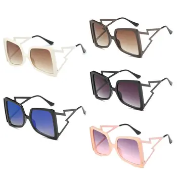 Cadru mare Gradient de ochelari de Soare Moda Supradimensionate Pătrat UV400 Ochelari de Umbra în aer liber Ochelari de Soare Ochelari