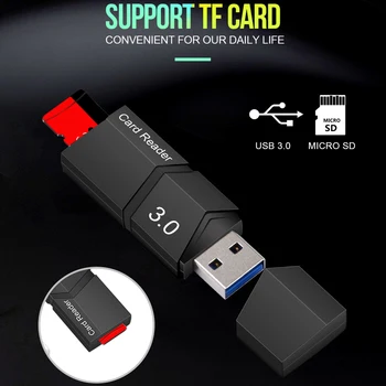 USB 3.0 de Mare Viteză TF Micro Secure Digital Card Reader Adaptor pentru PC, Laptop