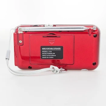 L-218AM Portabil Multi Band Digital Auto Scanner de Radio FM Sunt de Buzunar de Radio cu Difuzor Mini Mp3 Player
