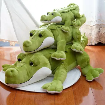 Simulare De Crocodil Papusa Copii Jucărie De Pluș Leneș De Dormit Perna Mare Rechin Papusa Animale Împăiate
