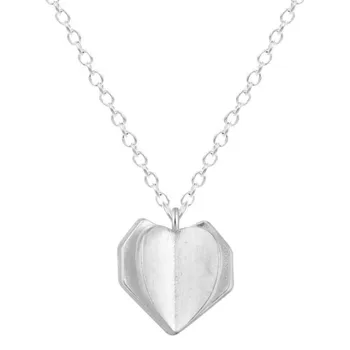 Noua Moda la Modă Proaspete Dragoste Inima Original Clavicula 925 de Bijuterii de Argint Pandantiv Coliere Anti-alergice N052