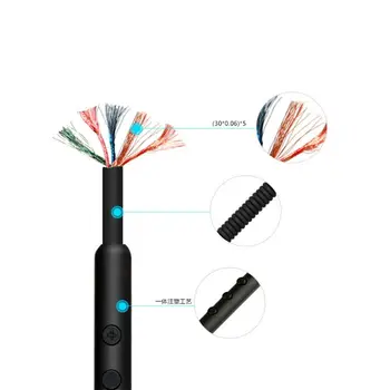 Primăvara Cablu Audio Cablu de Linie pentru Marshall Major II 2 Monitor Căști Bluetooth Cablul de Primăvară