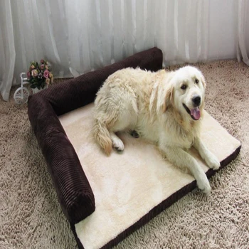 Cald Câine de Companie Pat Canapea Moale Confortabil Catelus Saltea Mare XL Pisică Câine de Pat Perna de Animale de Casa Detașabil și Lavabil