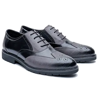 Mens Bocanc Rochie din Piele Pantofi Barbati Birou Formale Petrecere de Nunta Pantofi pentru Bărbați de Calitate de Top de Moda Stil Britanic Oxford Pantofi pentru Bărbați