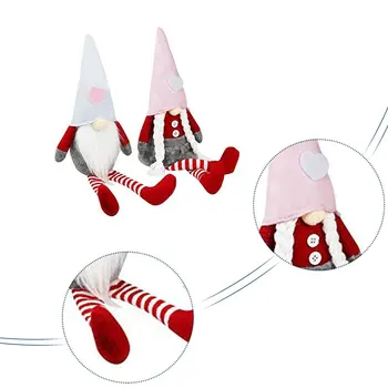 1Set Ziua Îndrăgostiților Gnome Papusa de Plus Decoratiuni pentru Ziua Îndrăgostiților Masă Ornament Cadou de ziua Îndrăgostiților pentru Ea/El ловец снов