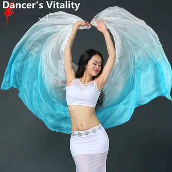 2017 Nou Belly Dance Voal Belly Dance Esarfa Accesorii Bellydance Voal-Voaluri-Belly-Dance Belly Dance Voal de Matase 260*114cm