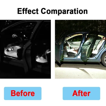2 buc LED-uri Canbus T10 W5W cu LED-uri Auto de Parcare Bec Pentru Audi A5 Sportback A6 C4 C5 C6 C7 Avant A8 4H 4E 4D Coupe Auto Interior Lampa
