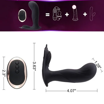 Silicon de la Distanță fără Fir Vibrator Vibrator Chilotei Adult Jucarie Sexuala Pentru Femeie, Cuplu USB G Spot Vibrator Stimulator Anal Plug Produs