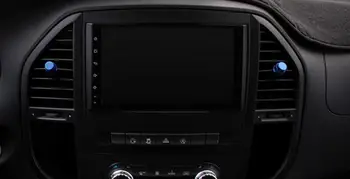Pentru Mercedes-Benz Vito 2016-2017 4BUC Aluminiu Auto Aer Conditionat Comutator Buton Capac Panou Tapiterie Auto Accesorii Coafura