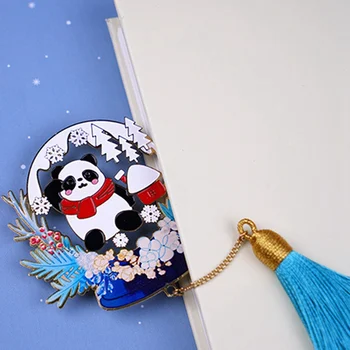 Literatura Și Arta Clasică Chineză stil de Metal Marcaj Creative Hipster Elevii Cadou Creativ Panda Bookmark