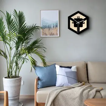 Ceas De Perete Cu Design Modern Stil Nordic Camera De Zi Ceasuri De Perete Creatoare De Moda Dormitor Tăcut Cuarț Ceasuri @X